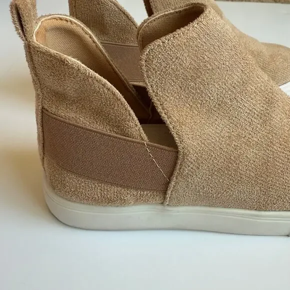 Camel High-Top Slip On Sneaker - Picture 8 of 12